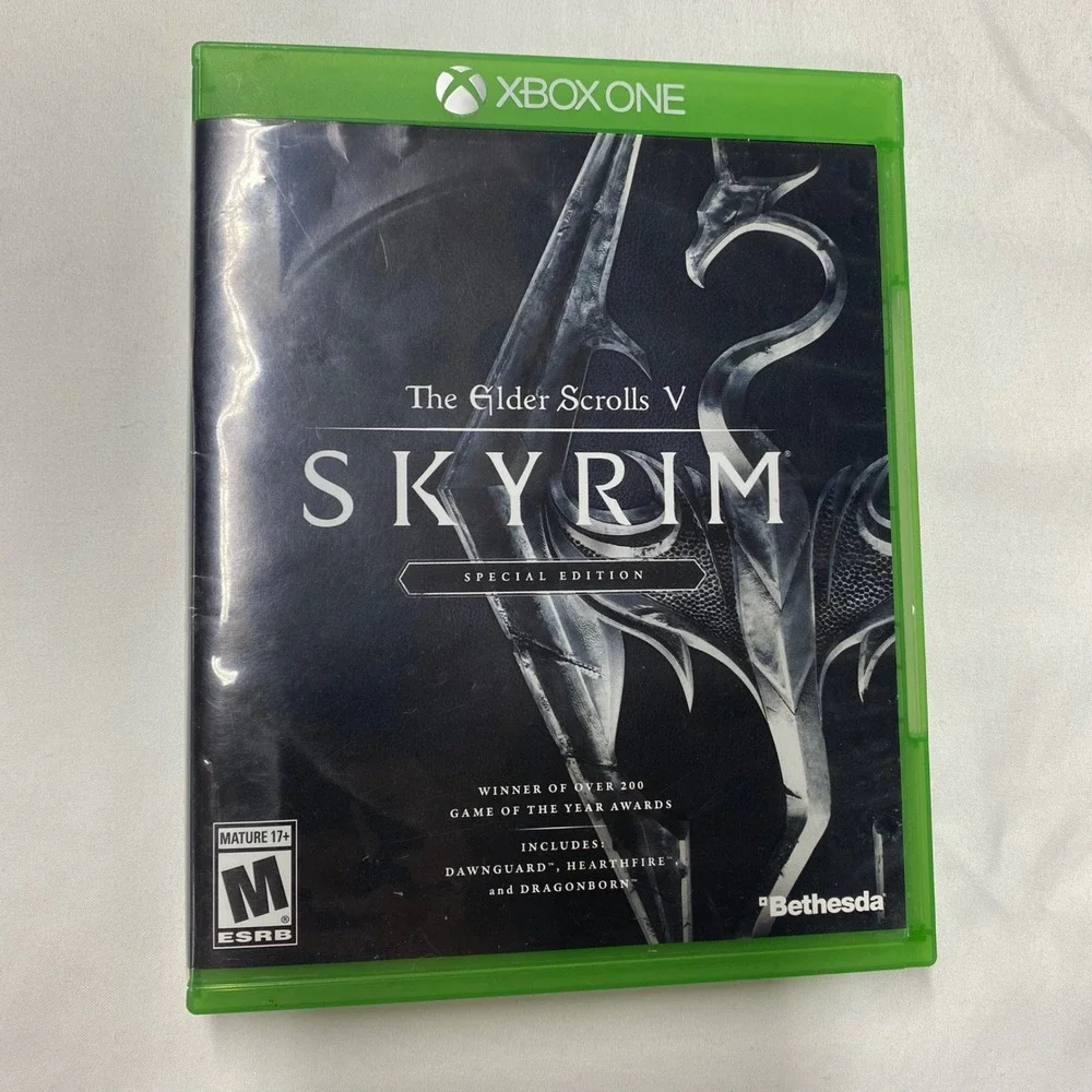 The Elder Scrolls V Skyrim Special Edition Xbox One Bethesda RPG Game Disc